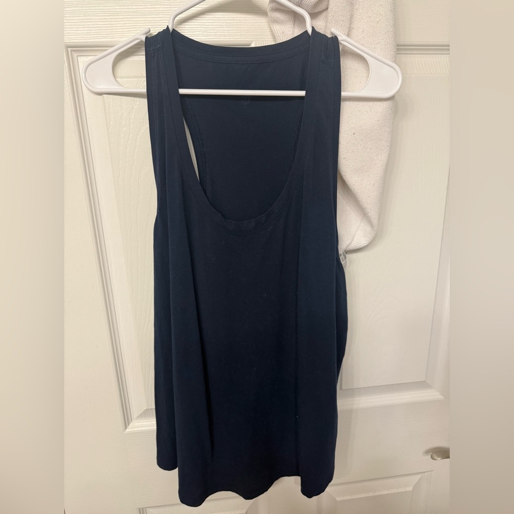 Navy Love Tank Top